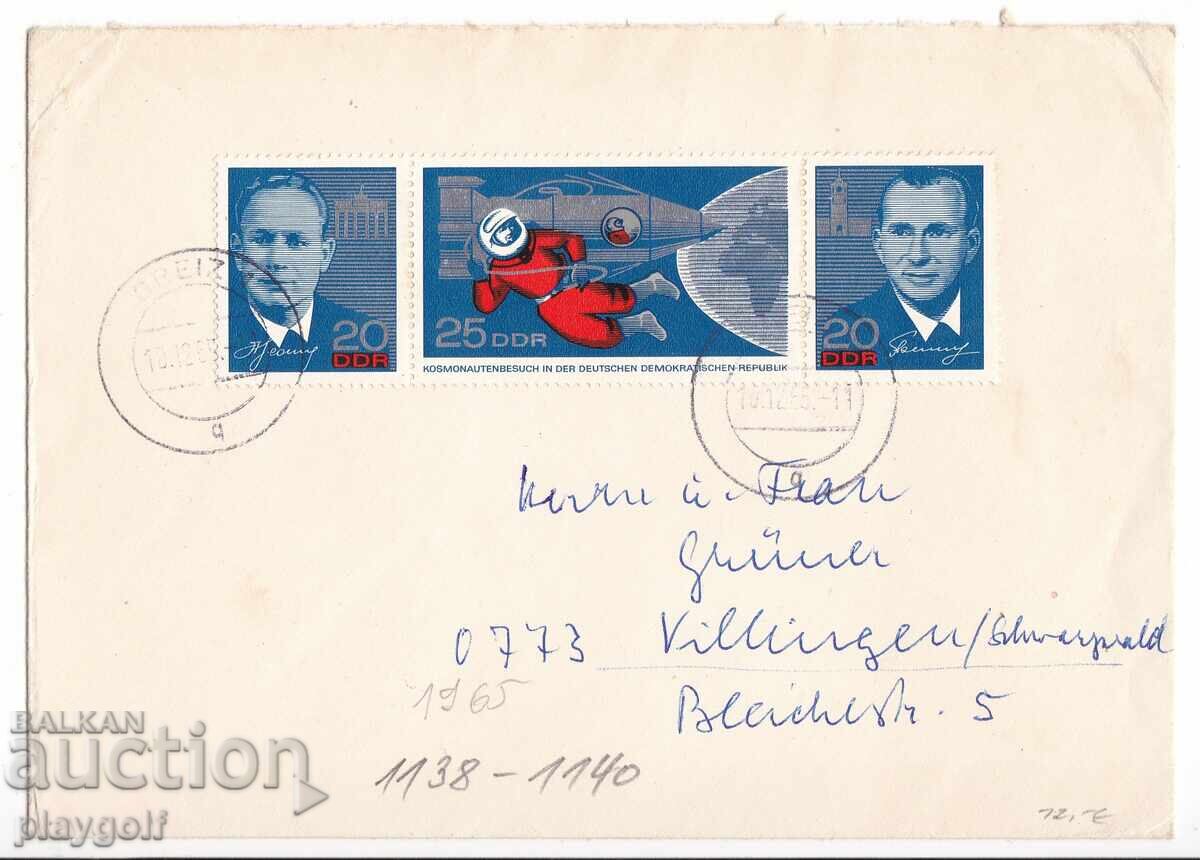 Collector's Envelope DDR 1138 - 1140 from 1965 by Dr. L. Reinicke Collector's Envelope DDR 1138 - 1140 from 1965 by Dr. L. Reinicke