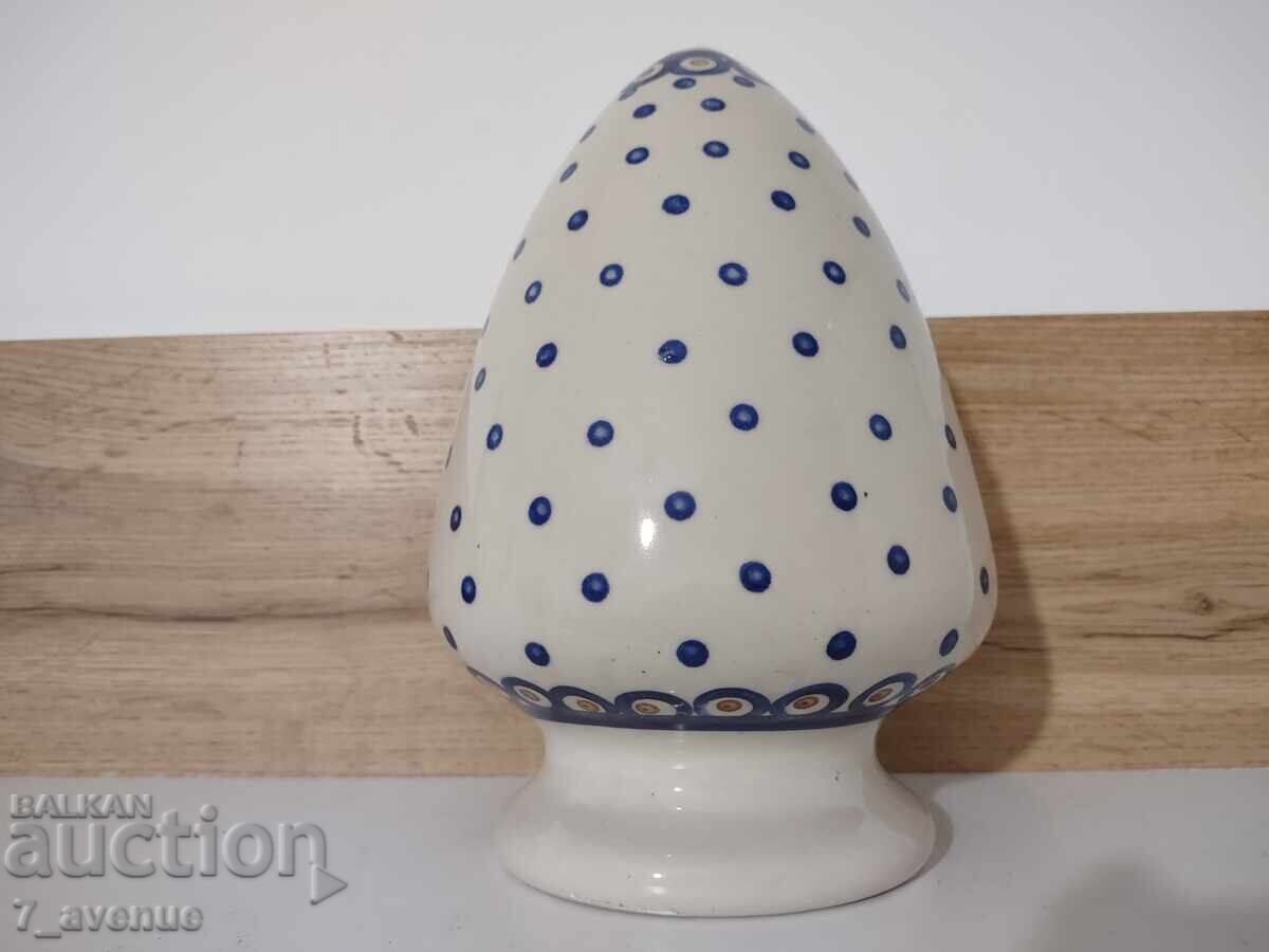 Παράδοση Υπέροχο κεραμικό ειδώλιο από ανοιχτόχρωμο κεραμικό, χειροποίητο 7.02.26