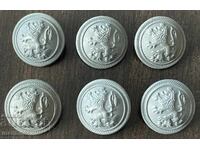 6221 Regatul Bulgariei 6 nasturi mari gri anii '30