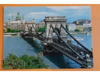 Βουδαπέστη, η αλυσίδα γέφυρα, καρτ ποστάλ