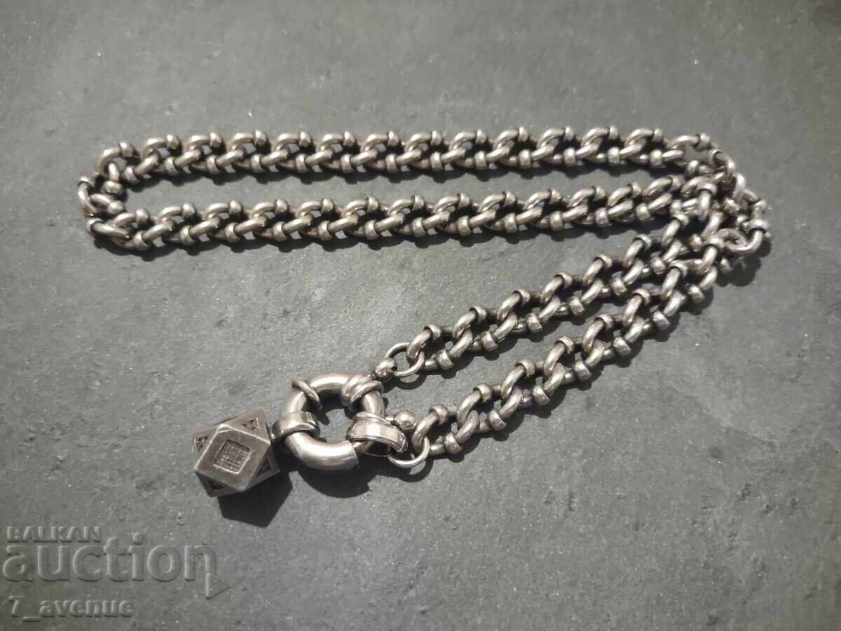 Колие, посребрен гердан накит АРТ дизайнерски 20.10.25 с цена 199.00 лв. | € 101.75