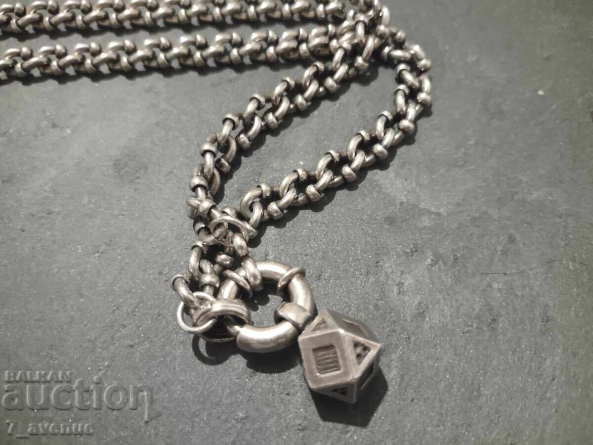 Аукцион Колие, посребрен гердан накит АРТ дизайнерски 20.10.25