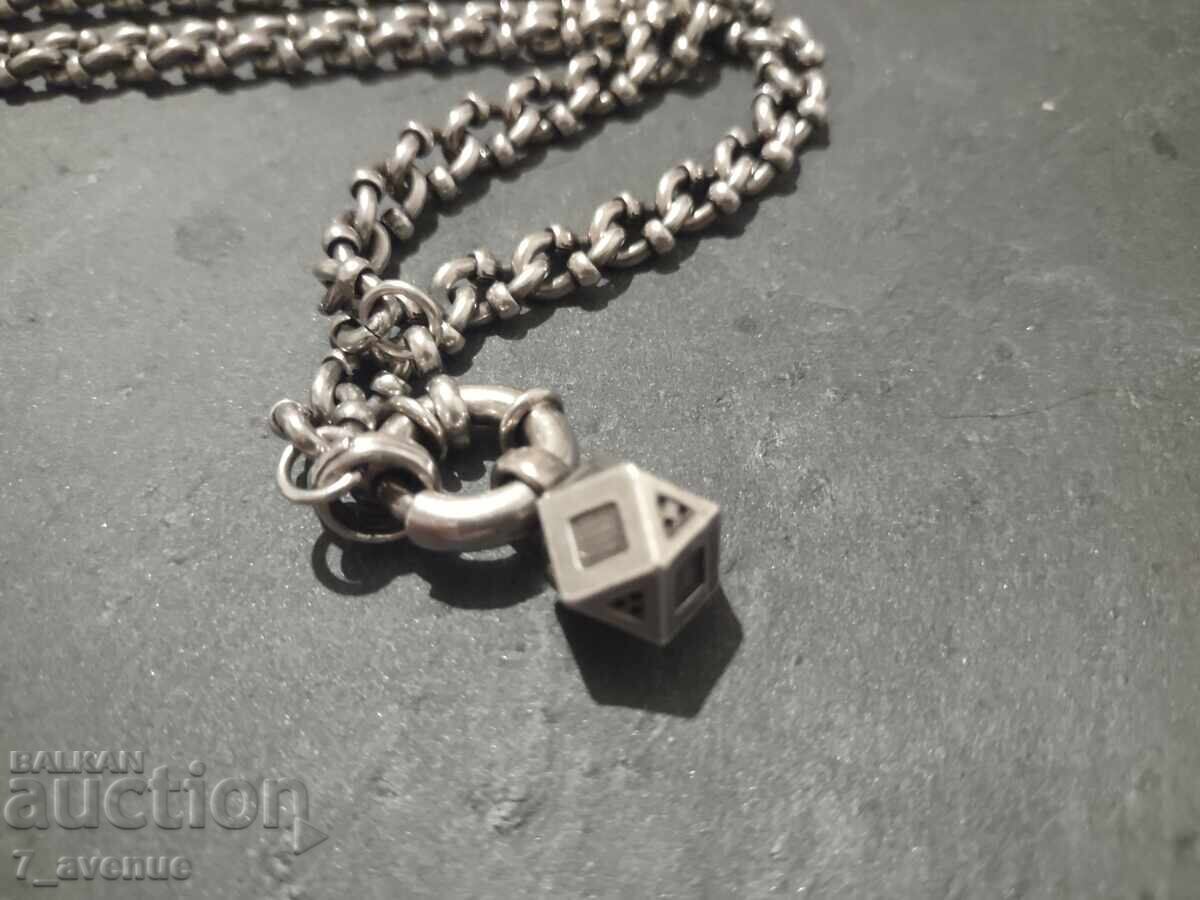 Доставка на Колие, посребрен гердан накит АРТ дизайнерски 20.10.25