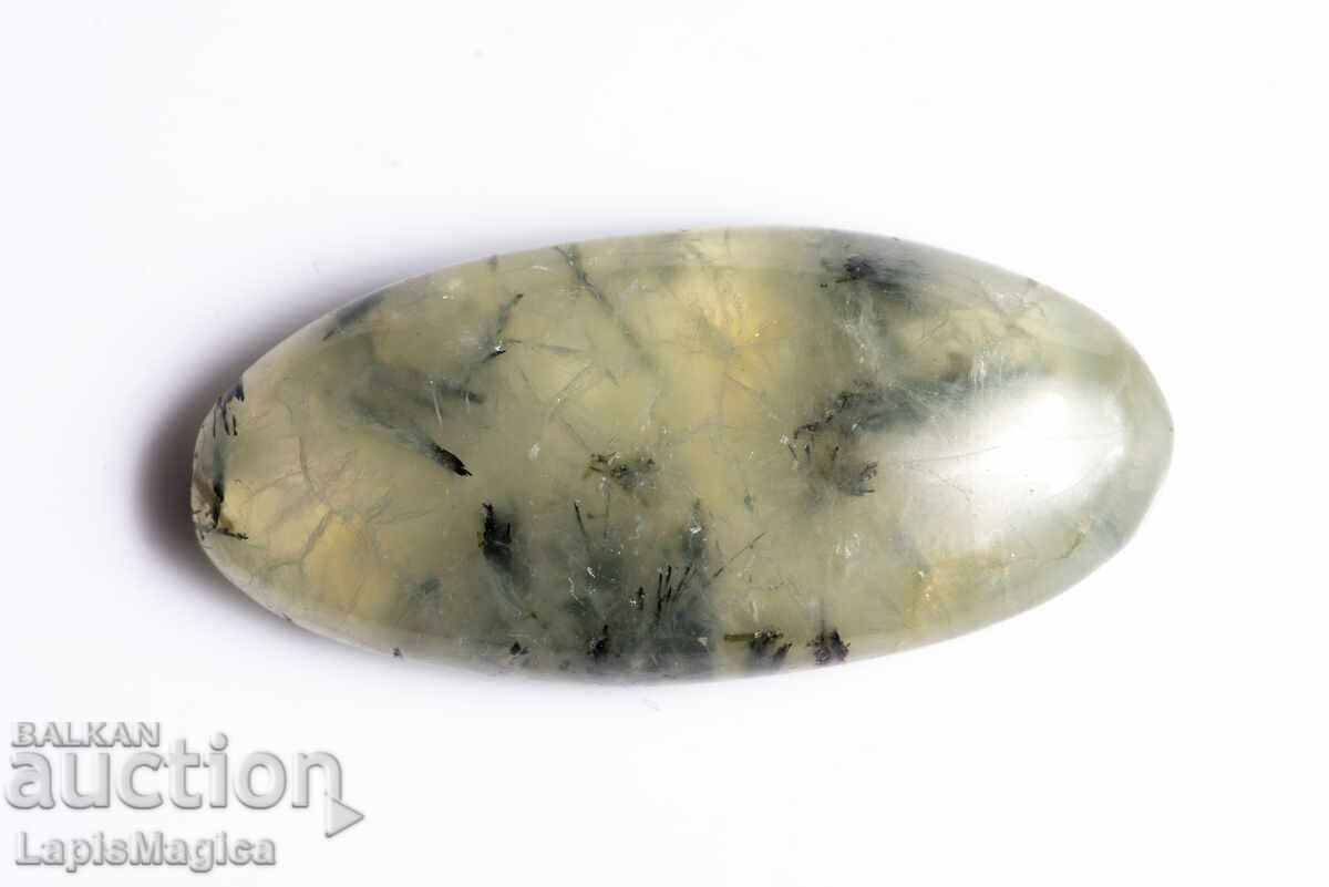 Prehnit 57ct cabochon oval