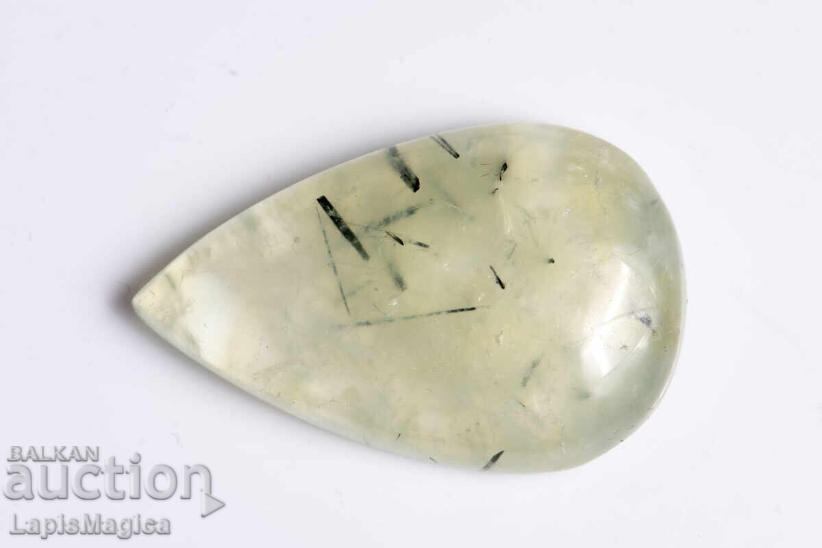 Πρένιτ 34.6ct καμπουσόν σε σχήμα σταγόνας