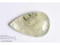 Пренит 34.6ct капка кабошон