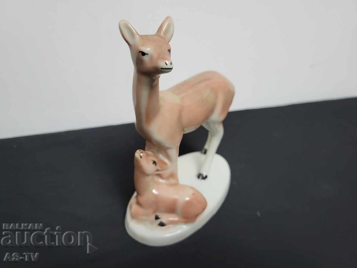 Porcelain figurine of deer with price 40.00 BGN | € 20.45