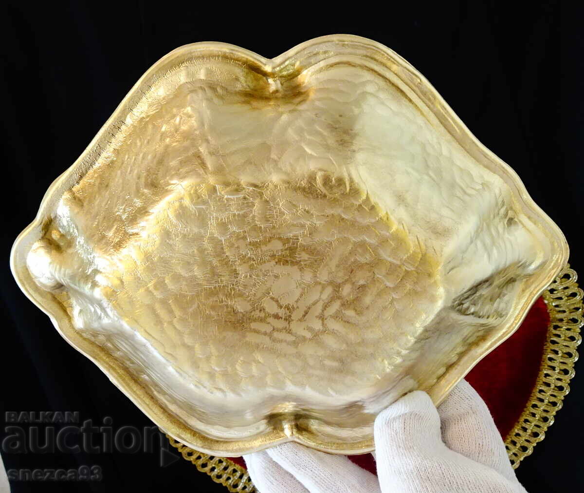 Bronze fruit bowl, 500g, baroque - 6 Bronze fruit bowl, 500g, baroque - 6