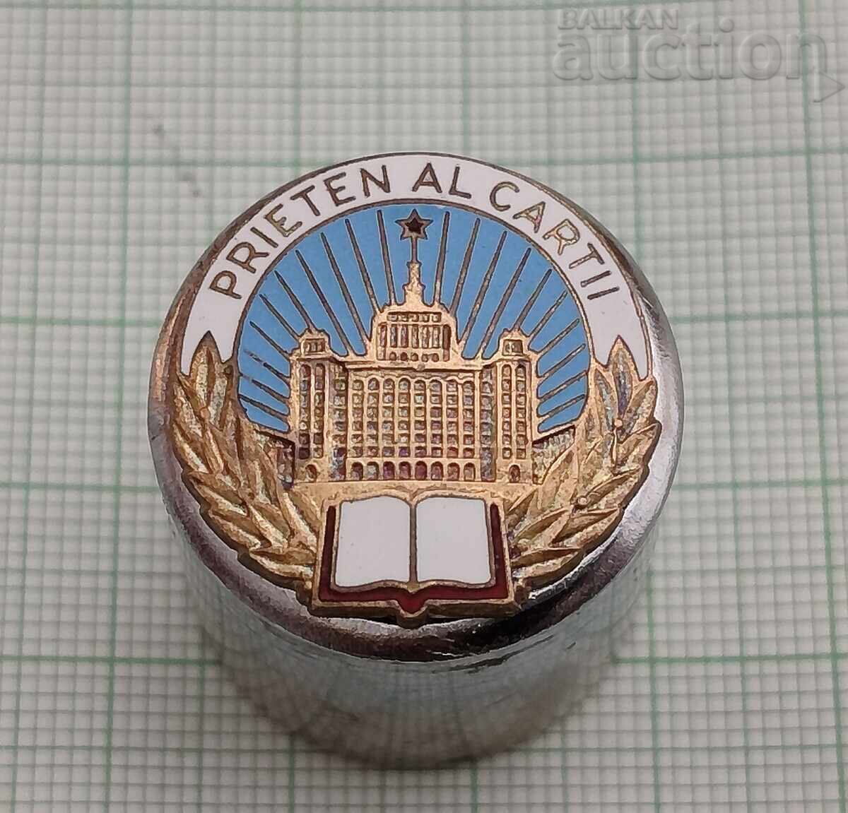 ПРИЯТЕЛ НА КНИГАТА РУМЪНИЯ ЗНАЧКА ЕМАЙЛ ПРИЯТЕЛ НА КНИГАТА РУМЪНИЯ ЗНАЧКА ЕМАЙЛ