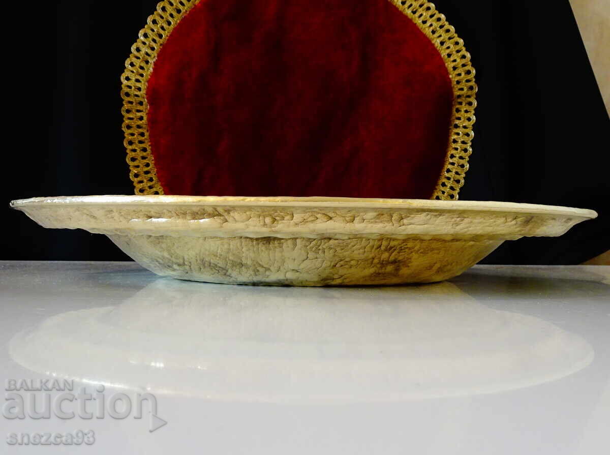 Auction  Bronze fruit bowl, Collini Austria vessel, 30 cm, 1.4 kg