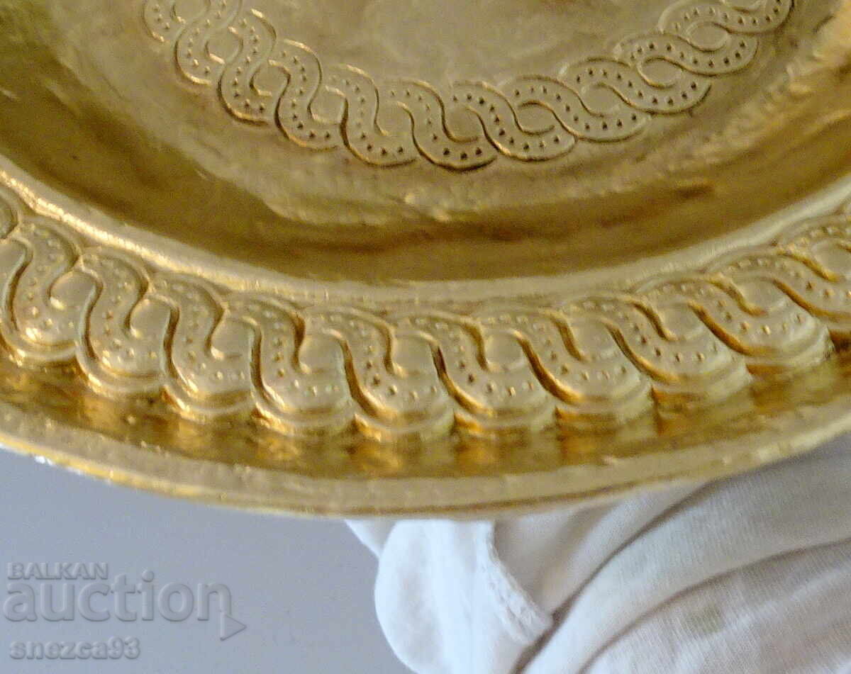 Delivery of Bronze fruit bowl, Collini Austria vessel, 30 cm, 1.4 kg