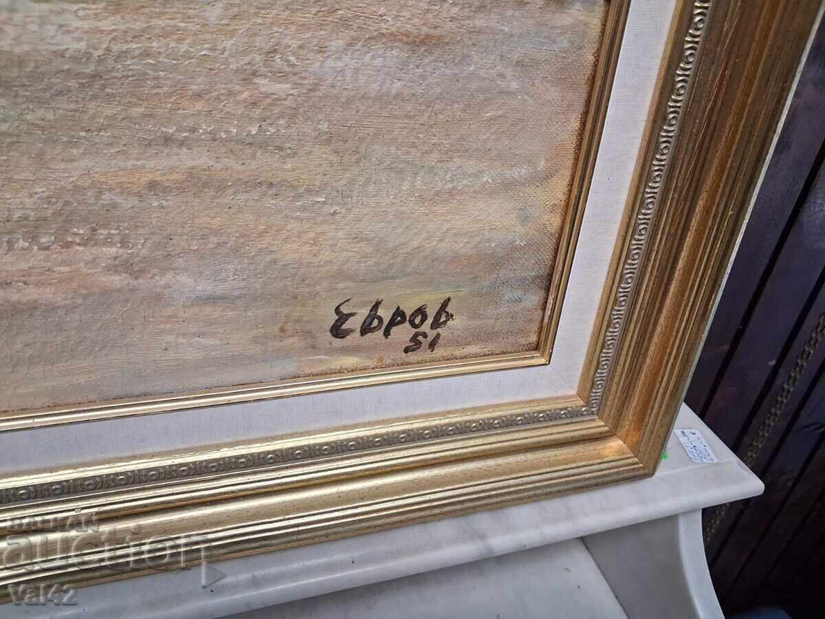 Auction  Original oil painting on canvas - Nikolai Evrov