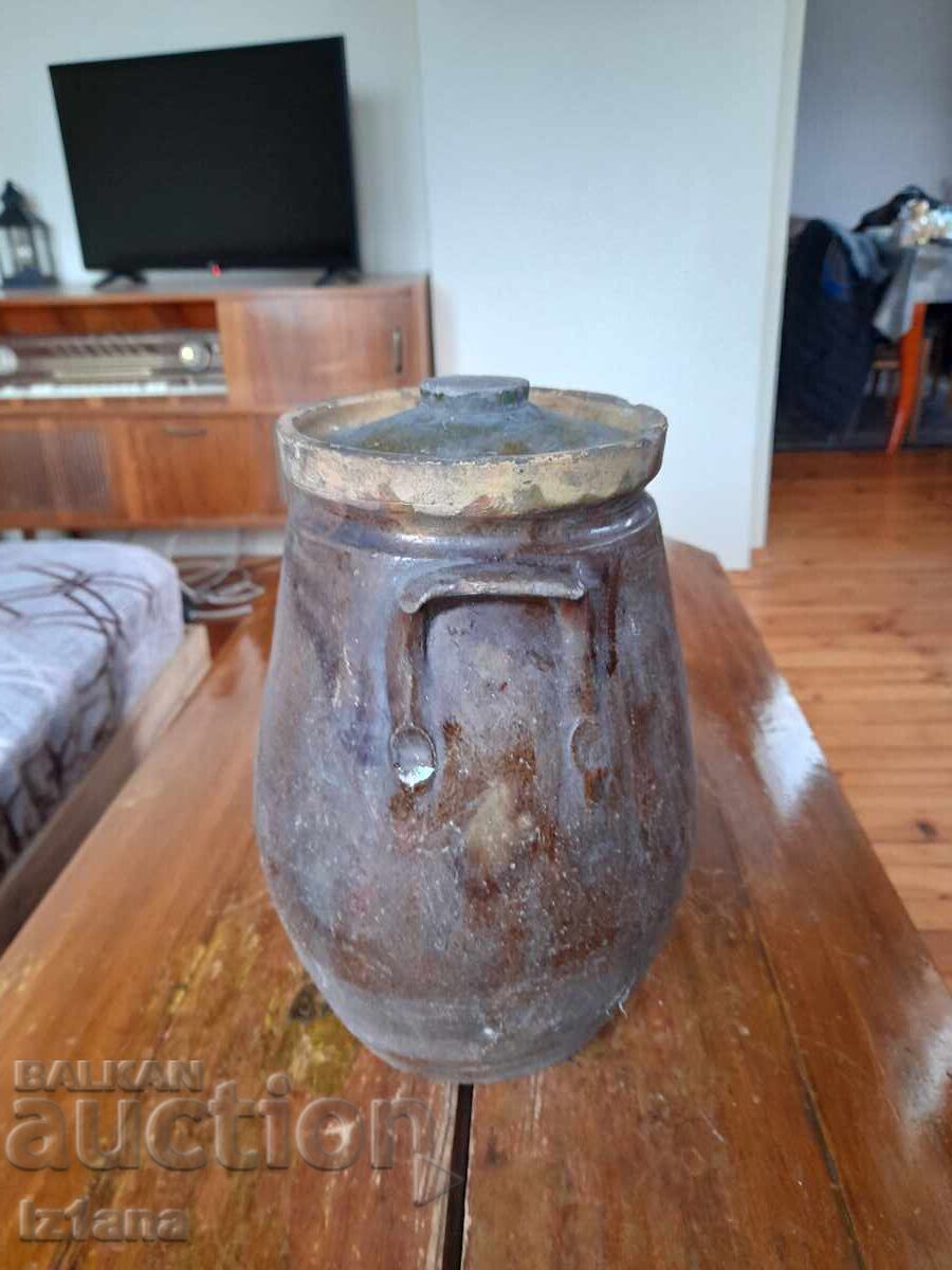 Old ceramic pot, jug with price 45.00 BGN | € 23.01