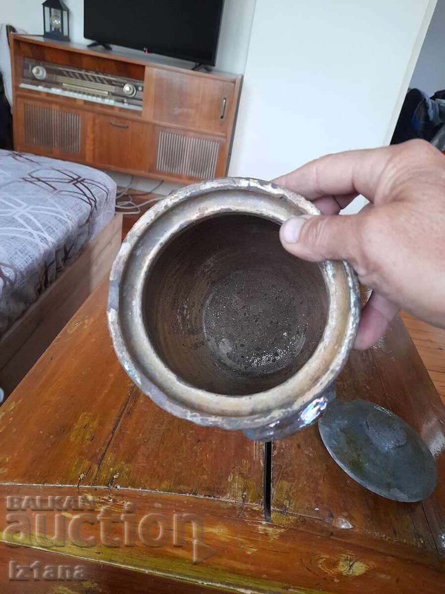 Old ceramic pot, jug - 5