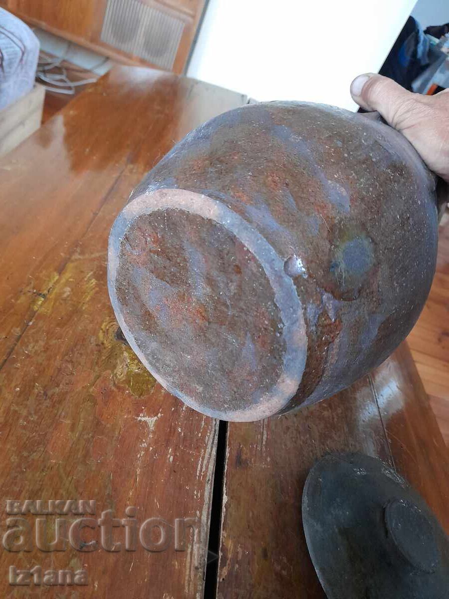 Old ceramic pot, jug - 6