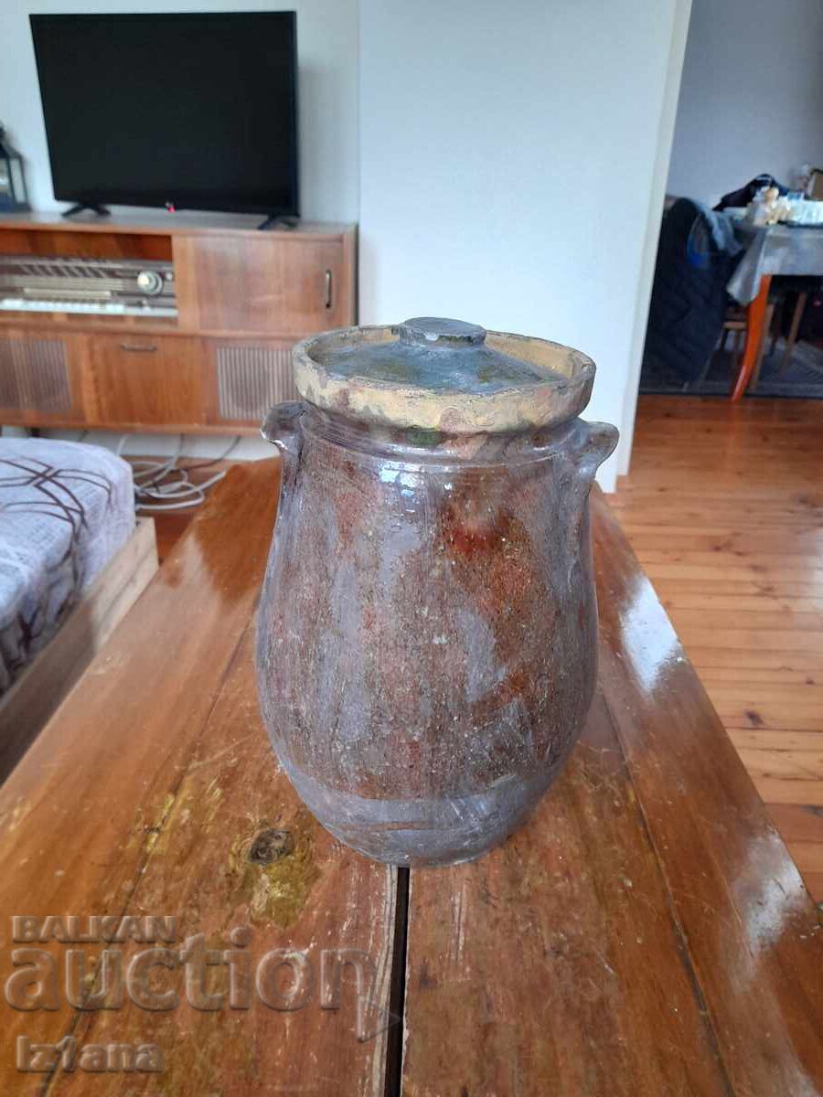 Old ceramic pot, jug