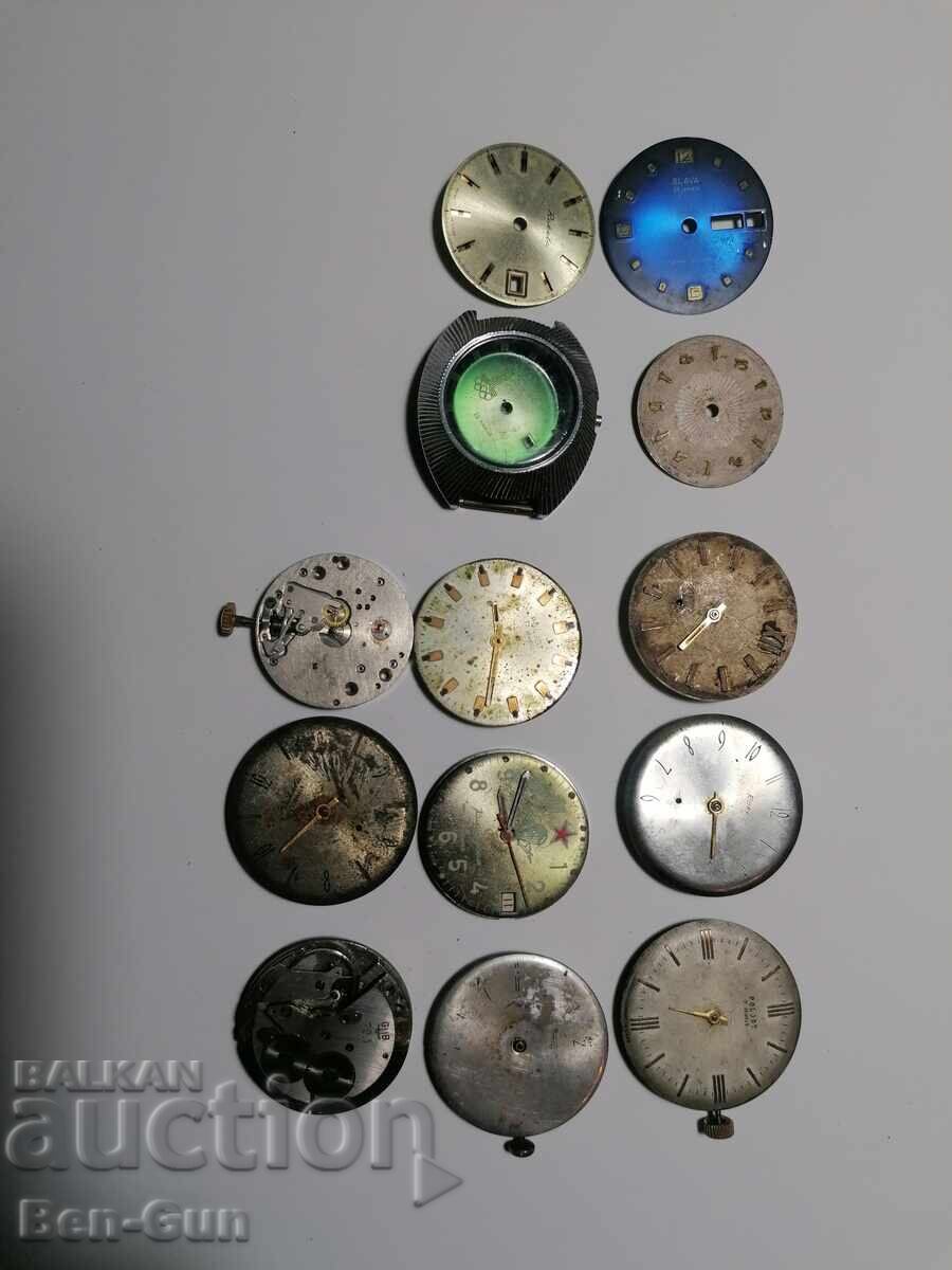 Auction  Clock mechanisms and dials