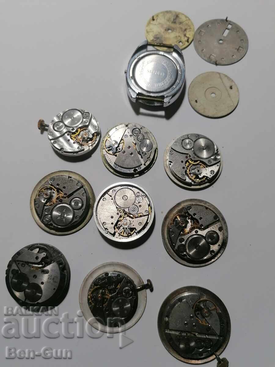 Delivery of Clock mechanisms and dials