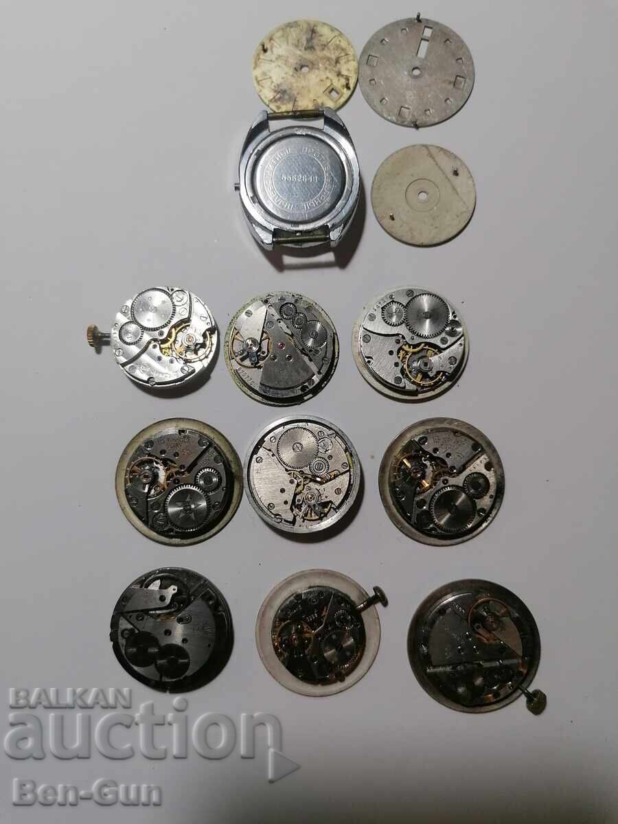 Clock mechanisms and dials - 6