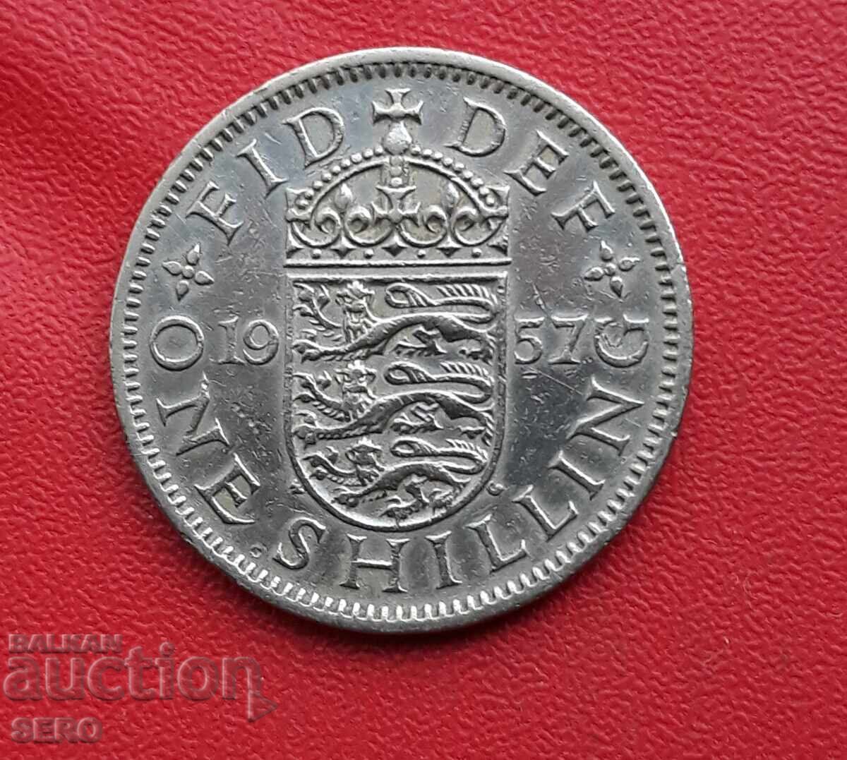 Great Britain-1 shilling 1957 Great Britain-1 shilling 1957