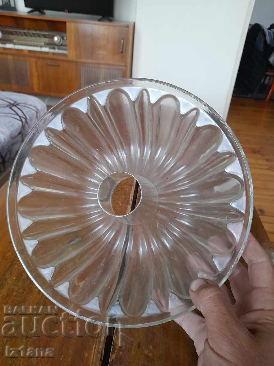 Δημοπρασία Παλιά γυάλινη φόρμα για κέικ
