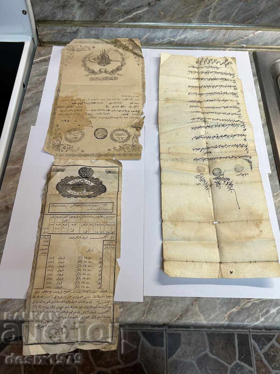 Authentic documents from the Ottoman Empire
