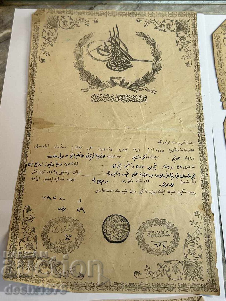 Auction Ottoman Empire - Authentic Documents Auction Ottoman Empire - Authentic Documents