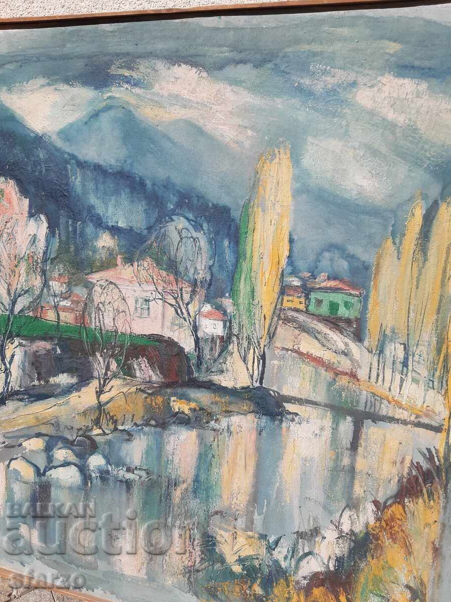 Delivery of Old painting by Todor Kalpakchiev