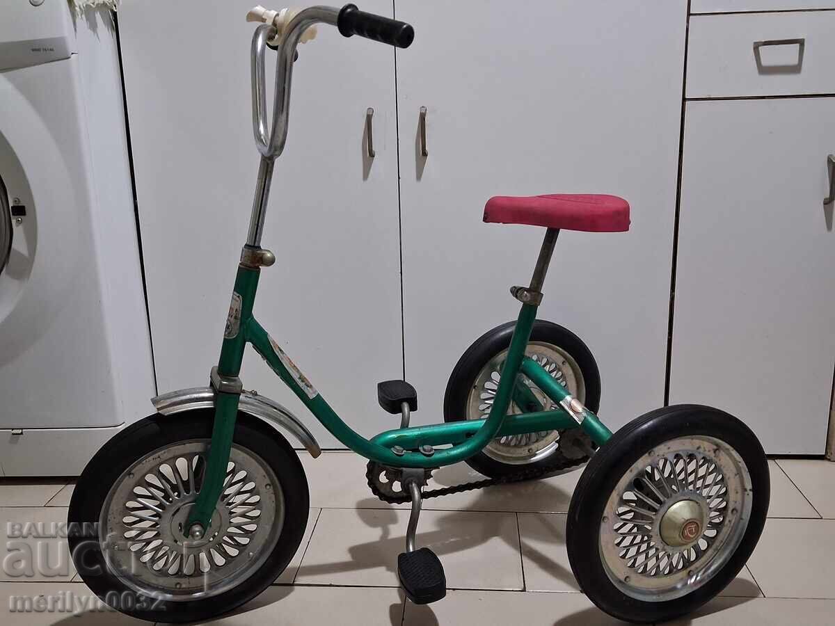 Children's bicycle bicycle tricycle from the 70s of the twentieth century NRB with price 79.00 BGN | € 40.39