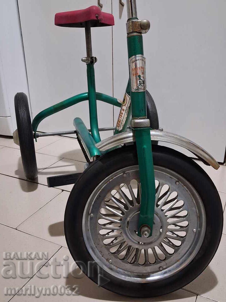 Children's bicycle bicycle tricycle from the 70s of the twentieth century NRB - 5