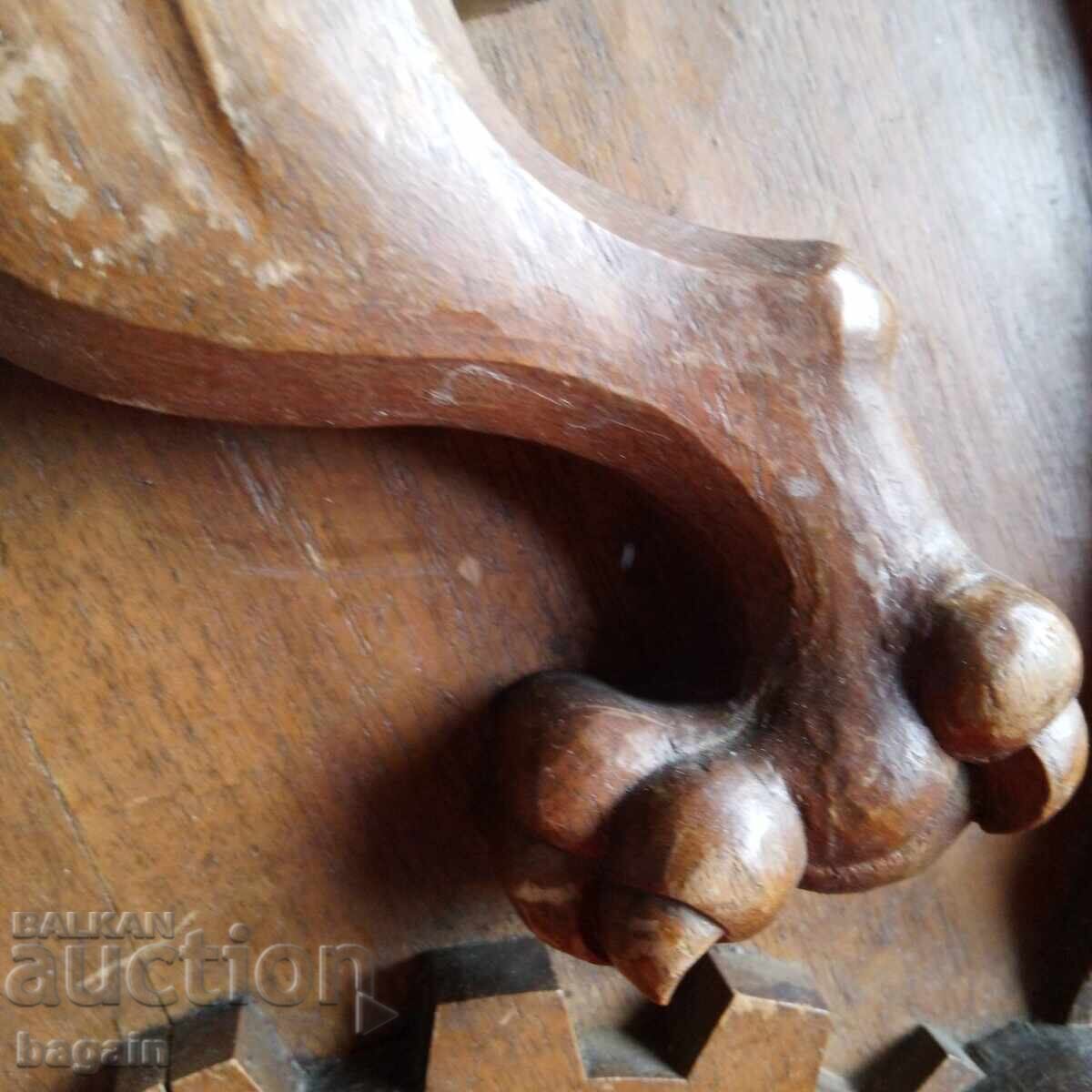 Auction  People's Republic of Bulgaria. Unique Coat of Arms. Walnut