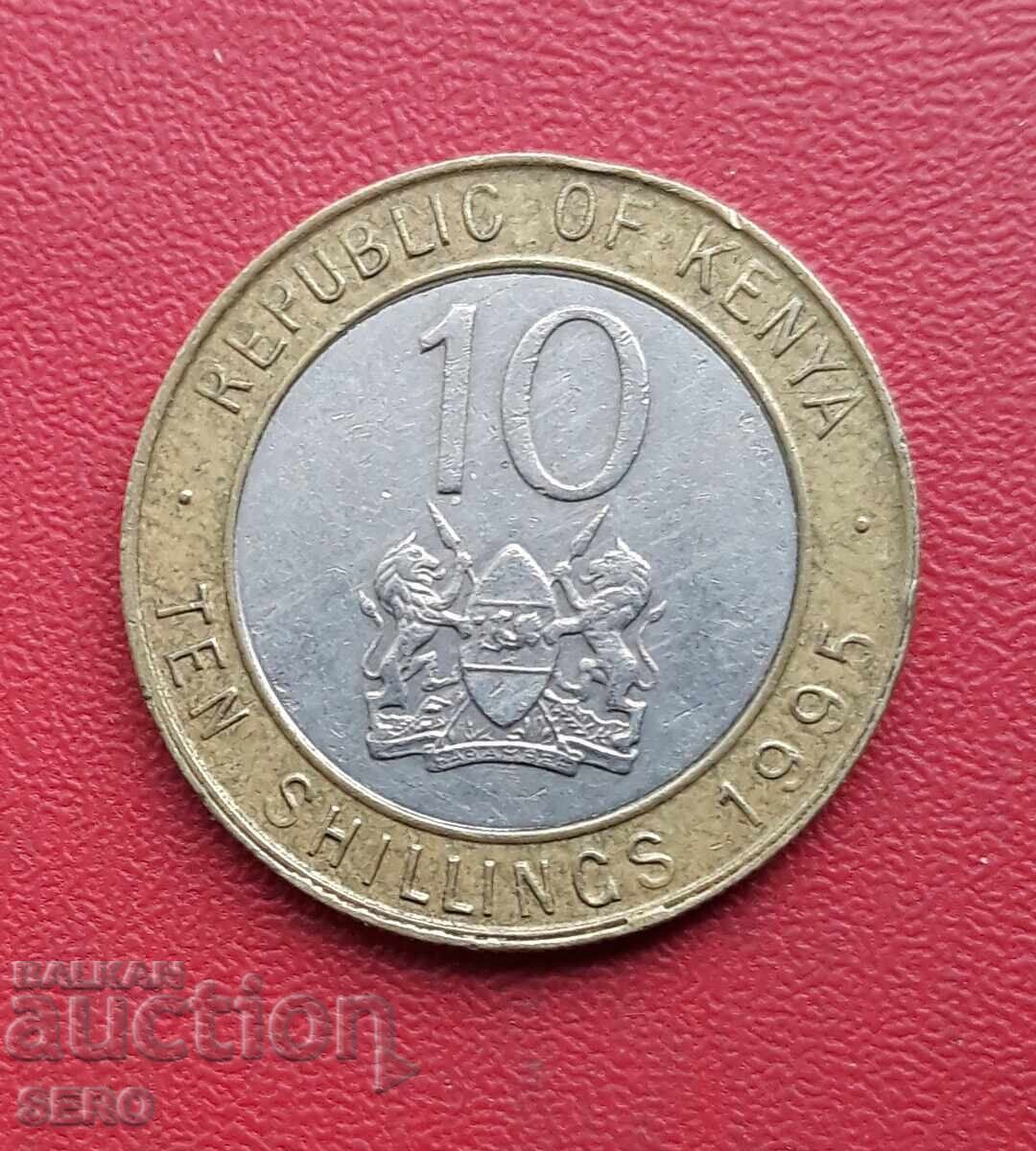 Kenya-10 shillings 1995 Kenya-10 shillings 1995