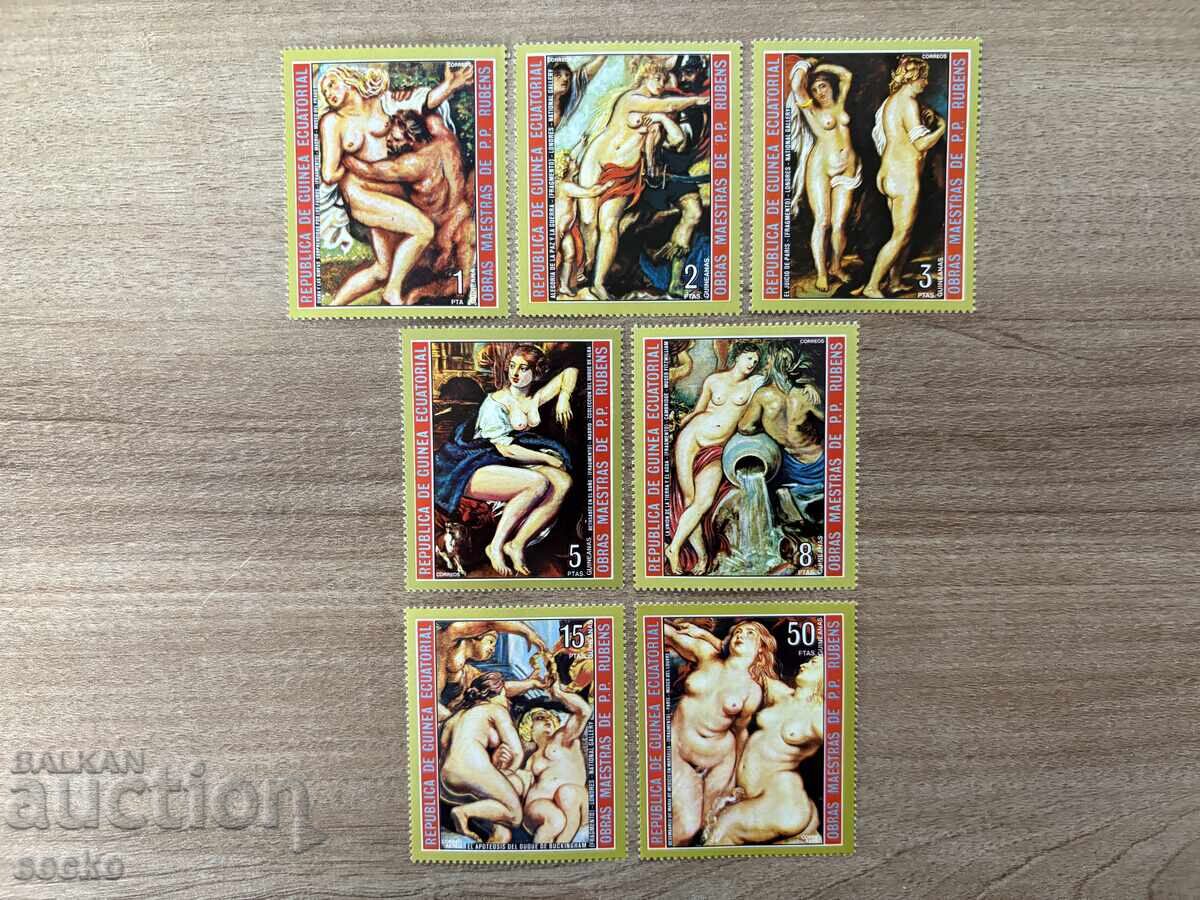 Ε Equatorial Guinea - Νότια Αμερική Λουλούδια (1973) MNH