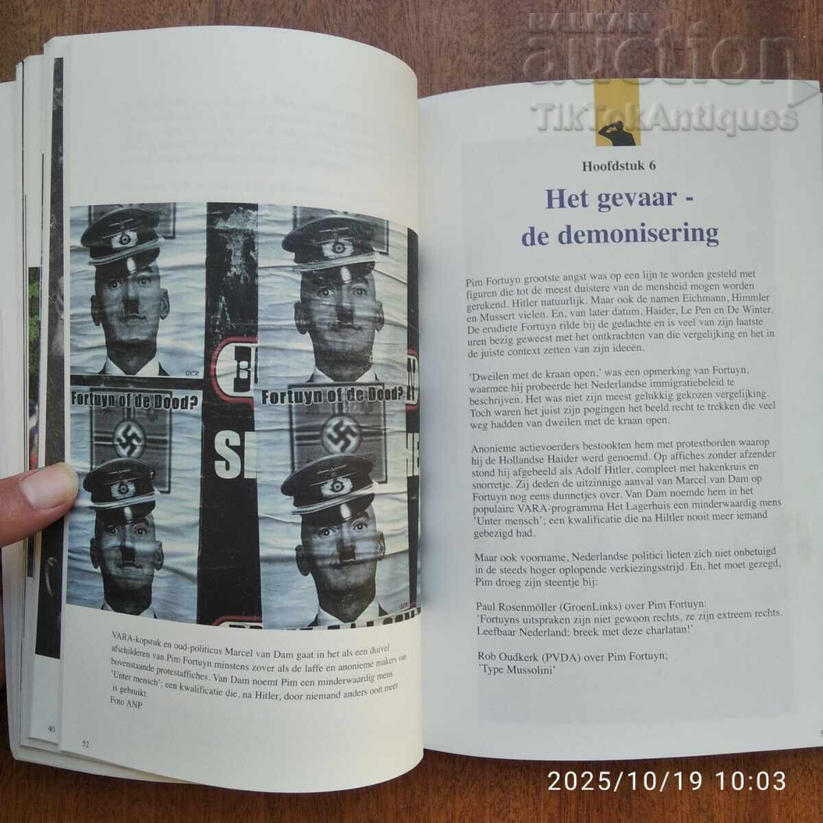 Auction  Professor Pym, the Courage of the Dutch Kennedy