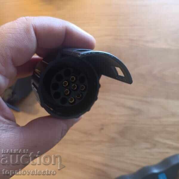 НОВ! Тестер за ремаркета – 12V, 7 и 13 пина, с адаптери - 6