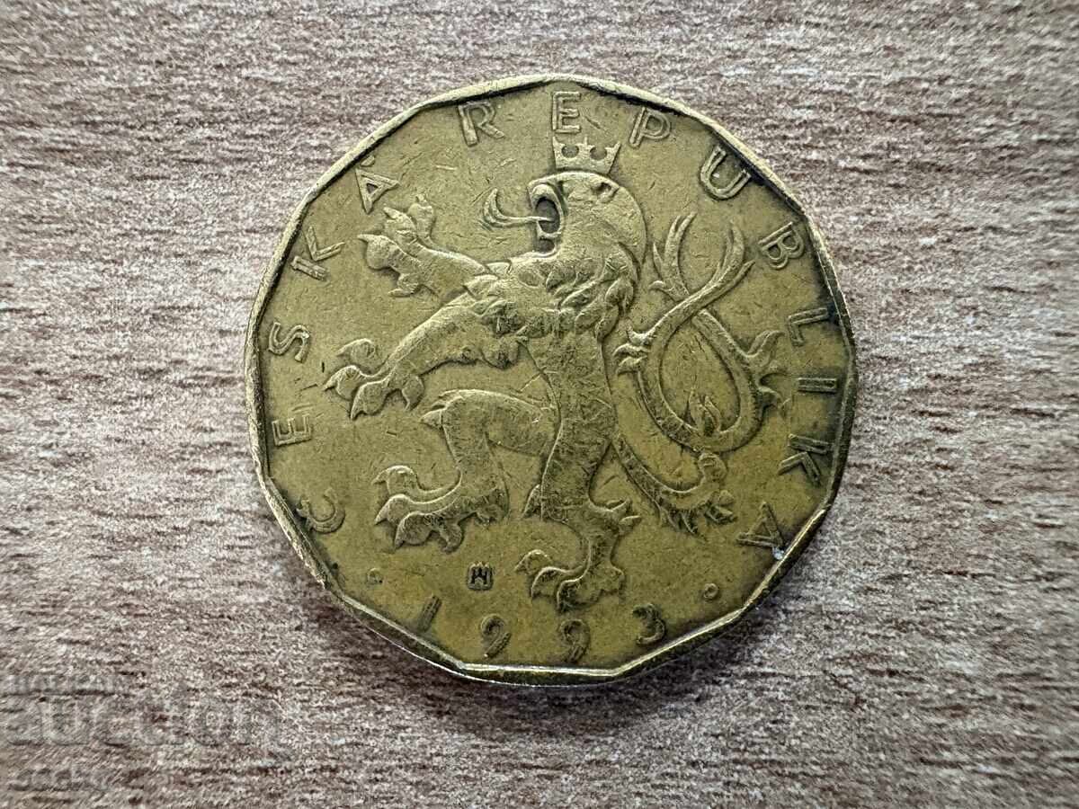 Τσεχία - 20 κορώνες (1993) με τιμή 1.95 BGN | € 1.00