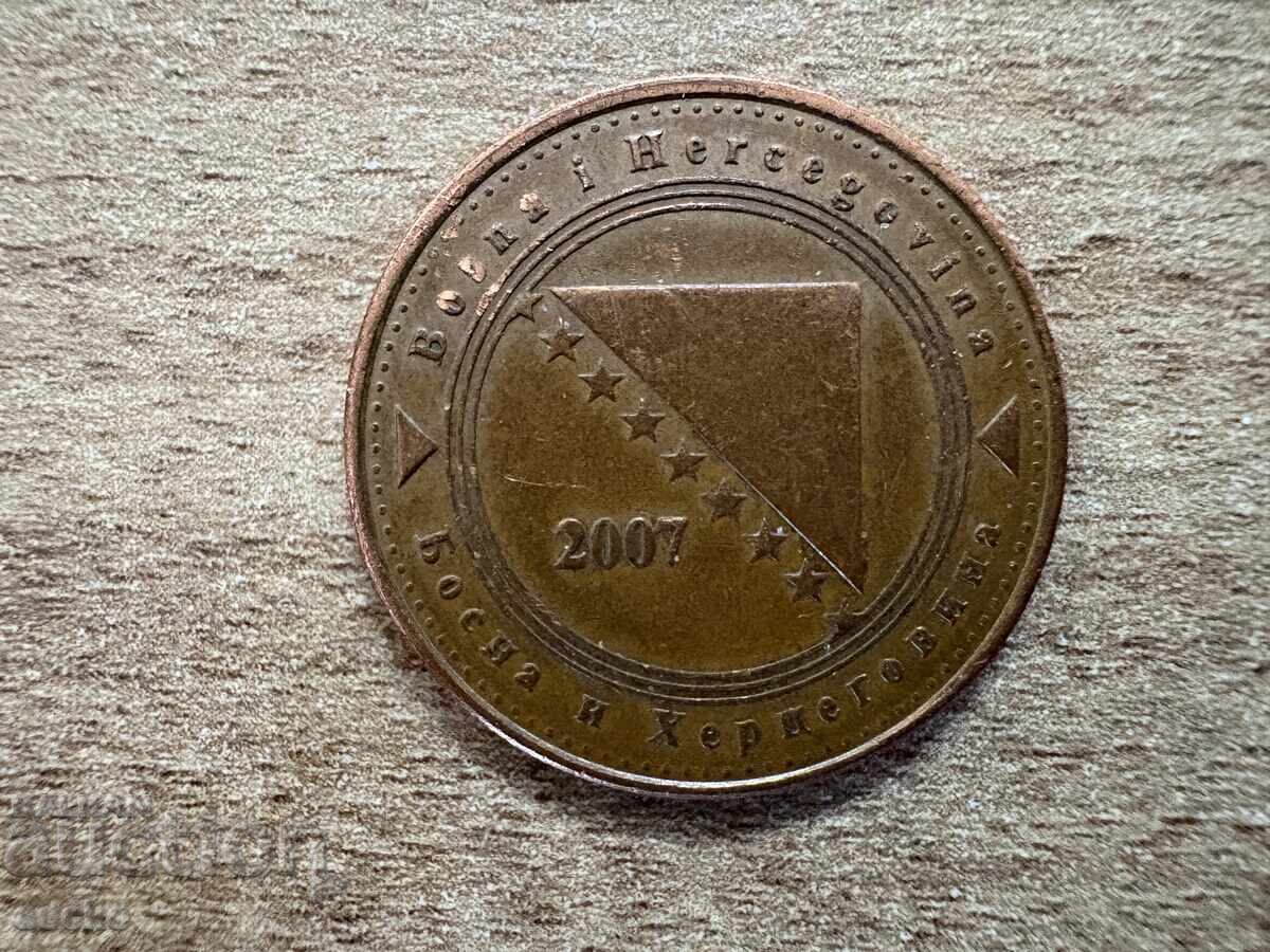 Bosnia - 50 Fenings (2007) with price 0.95 BGN | € 0.49