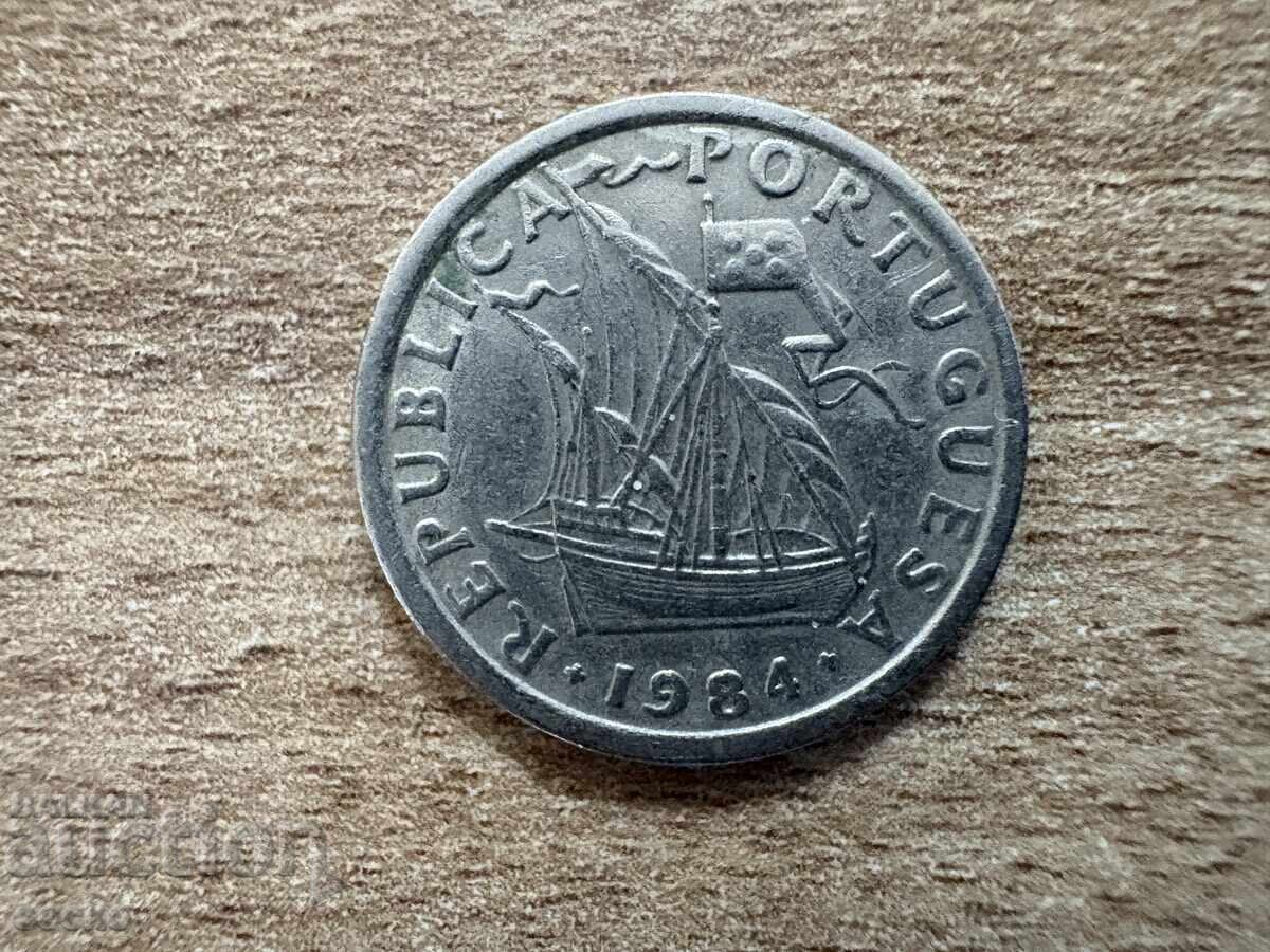 Portugal - 2.5 Escudos (1984) with price 0.25 BGN | € 0.13 Portugal - 2.5 Escudos (1984) with price 0.25 BGN | € 0.13