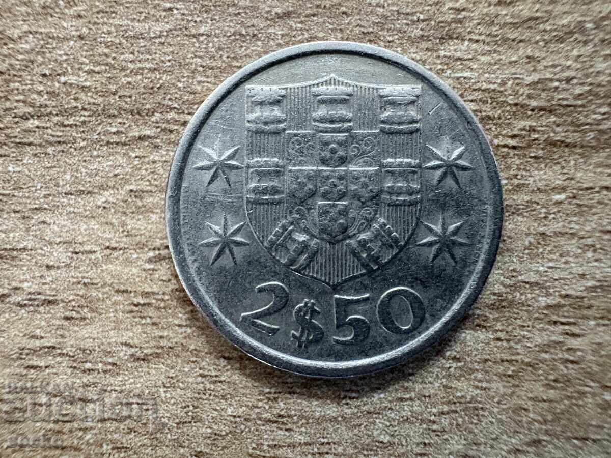 Portugal - 2.5 Escudos (1984) Portugal - 2.5 Escudos (1984)