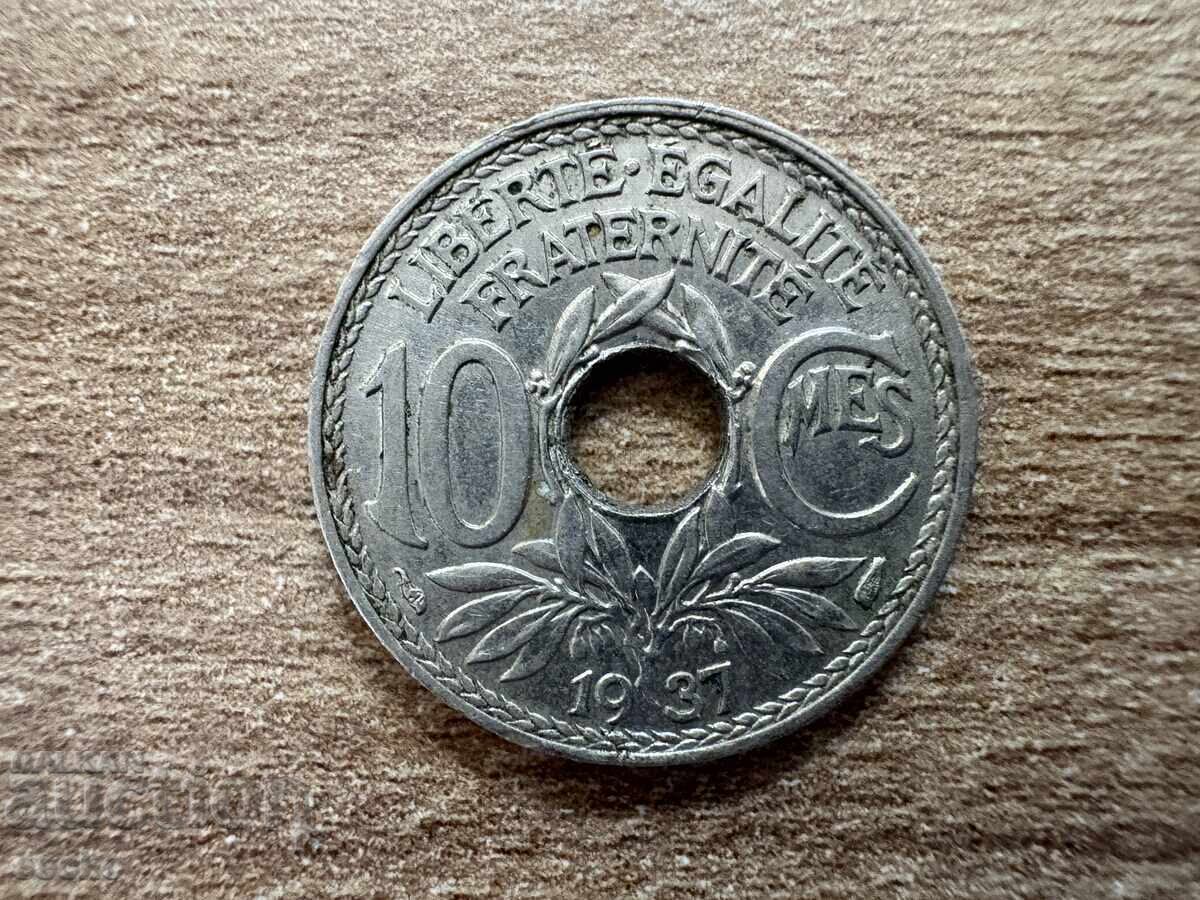Γαλλία - 10 λεπτά (1937) Γαλλία - 10 λεπτά (1937)