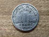 Γαλλία - 1 φράγκο (1942)