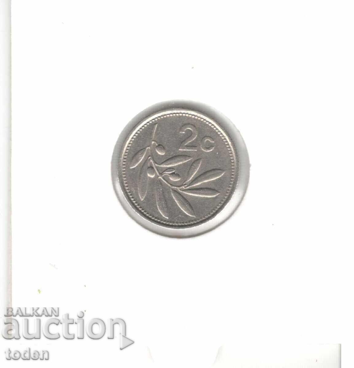 Auction  Malta - 2 Cents - 1991 - KM# 94