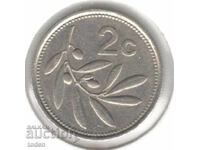 Malta - 2 Cenți - 1991 - KM# 94
