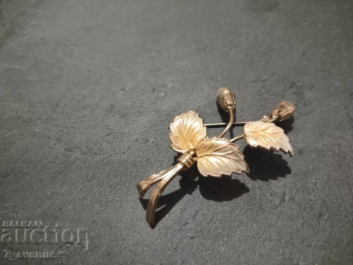 Брошка  позлата, стилна 21.10.25 - 5