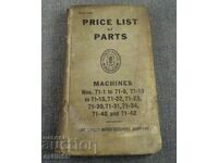 Mașină de cusut Singer veche din 1911, piese