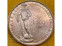 500 Lire 1986 Italy UNC Donatello Ag