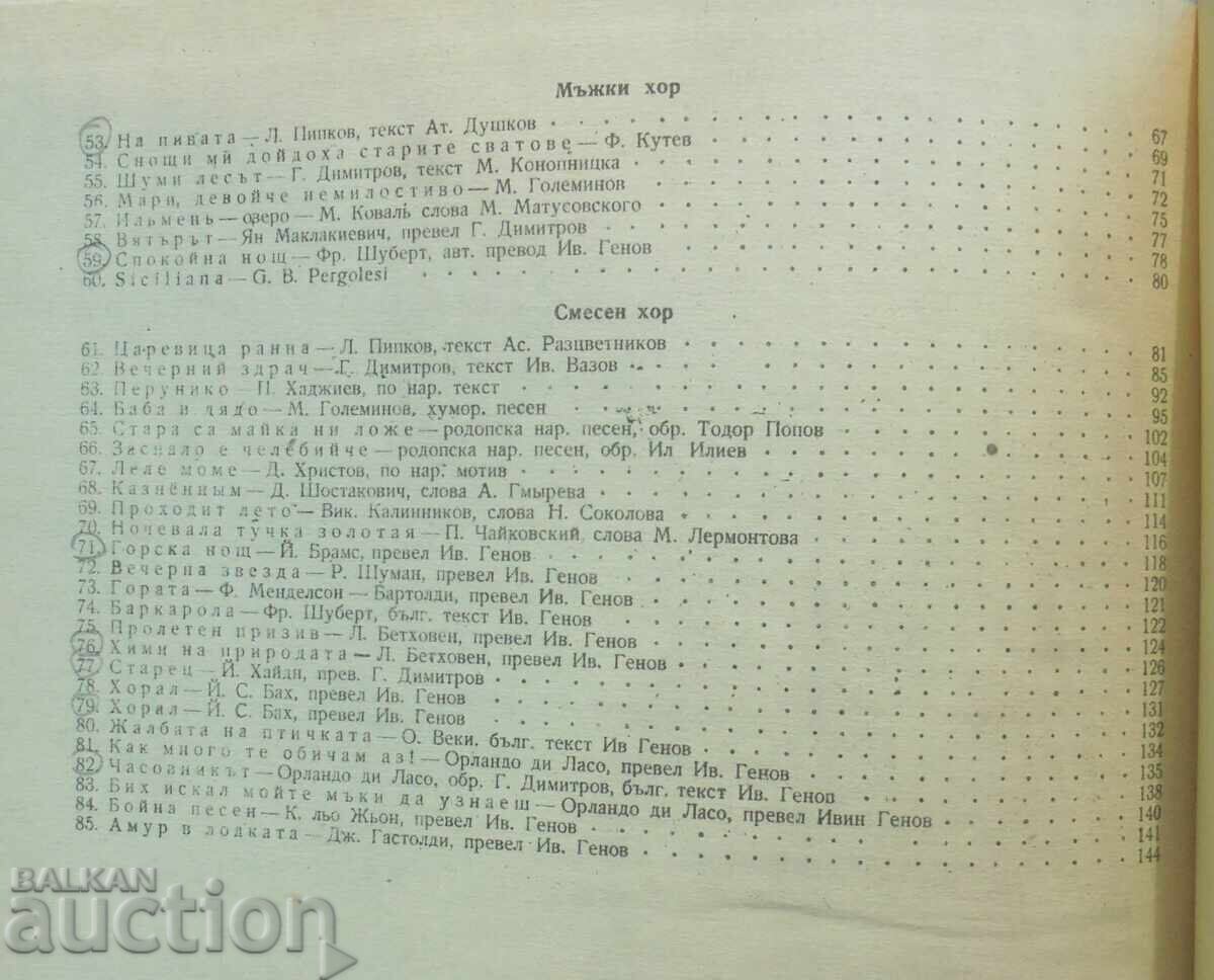 Choral Anthology. Volume 4 Georgi Dimitrov 1966 - 5 Choral Anthology. Volume 4 Georgi Dimitrov 1966 - 5