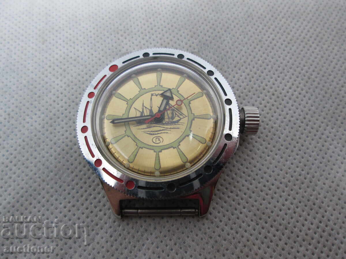 ПРОДАВАМ ЧИСТО НОВ  СЪВЕТСКИ ЧАСОВНИК-АМФИБИЯ