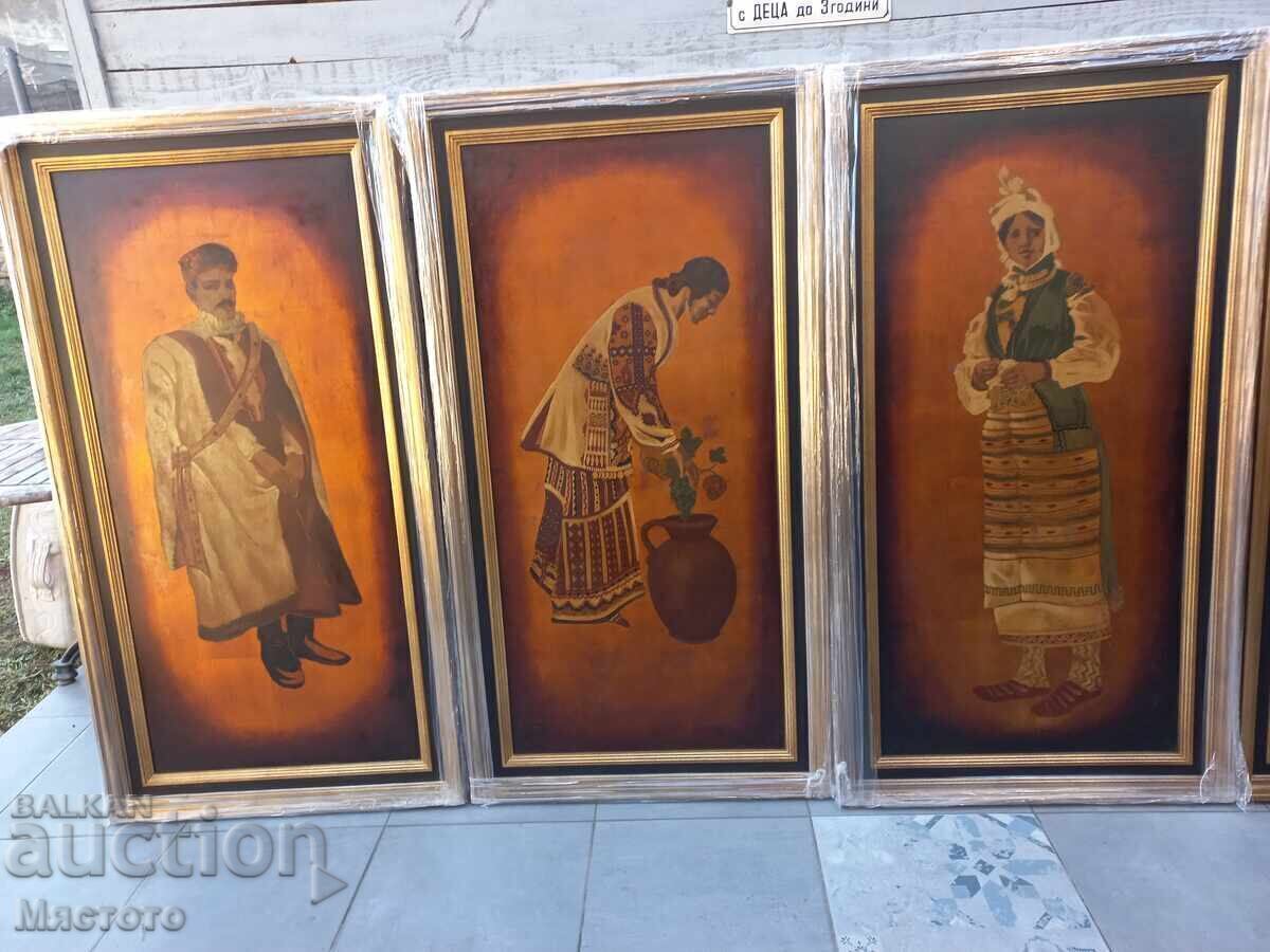 Ivan Kirkov 5 buc. tablouri semnate data 1961 cu preț 25000.00 BGN | € 12782.30