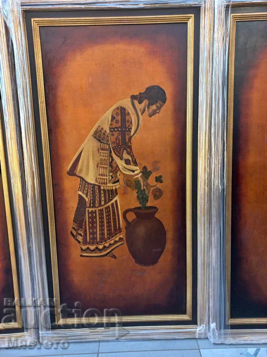 Ιβάν Κίρκοφ 5τμ. πίνακες υπογραφή ημερομηνία 1961 - 5